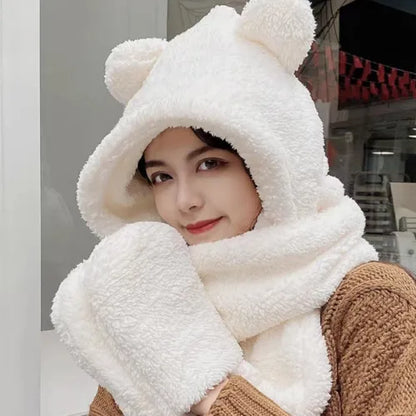 Bear Scarf Hat