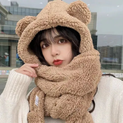Bear Scarf Hat