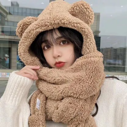 Bear Scarf Hat