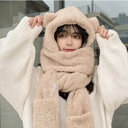 Bear Scarf Hat