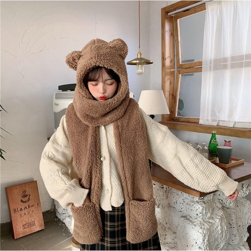Bear Scarf Hat