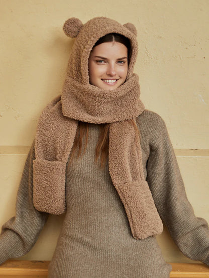 Bear Scarf Hat